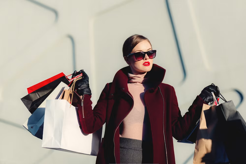 Modern fashion shopping